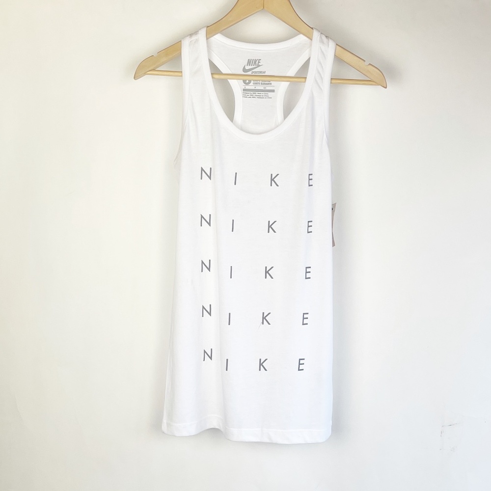 NIKE Women Tank Top Size Small Medium White NWT